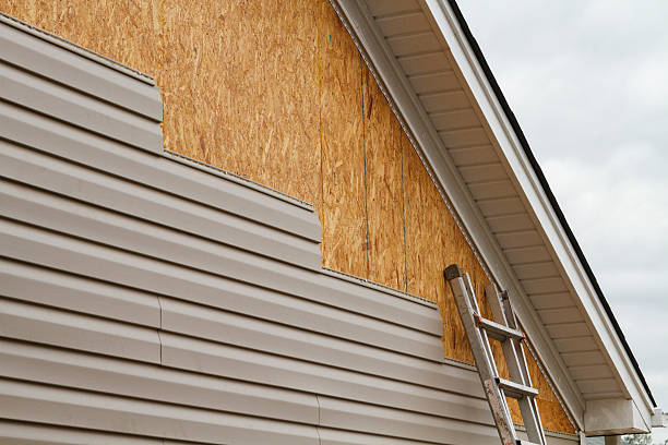 Professional Storm Damage Siding Repair technician working in Quincy, FL